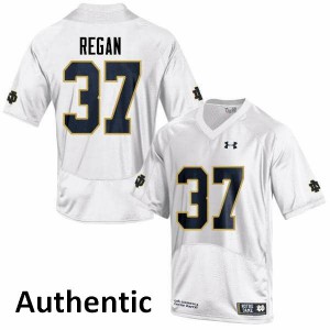 Men UND #37 Robert Regan White Authentic Stitched Jersey 860961-629