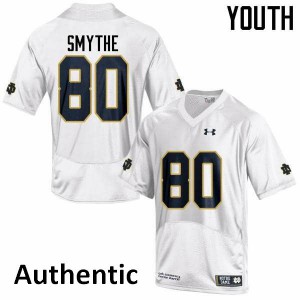 Youth UND #80 Durham Smythe White Authentic University Jerseys 488762-771