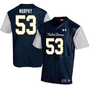 Men's Irish #53 Quinn Murphy Navy Blue Alternate Game Embroidery Jersey 892849-276