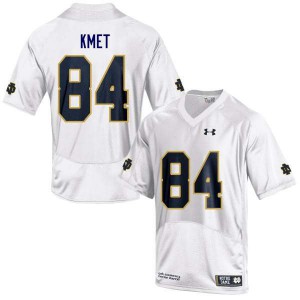 Men University of Notre Dame #84 Cole Kmet White Game Football Jersey 399319-429