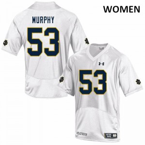 Womens Irish #53 Quinn Murphy White Game NCAA Jersey 273506-598