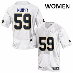 Womens UND #59 Kier Murphy White Game NCAA Jersey 798178-889
