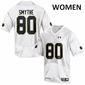 Women UND #80 Durham Smythe White Game Stitched Jerseys 541637-844