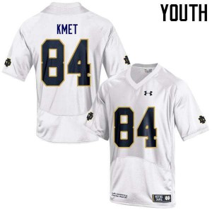 Youth University of Notre Dame #84 Cole Kmet White Game Alumni Jersey 575806-220